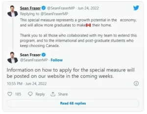 PGWP HẾT HẠN SAU NGÀY 20 THÁNG 9 NĂM 2021 CÓ THỂ ĐƯỢC GIA HẠN