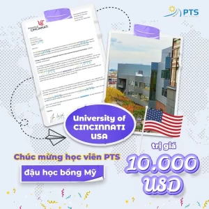 CHÚC MỪNG HỌC VIÊN - GIẬT SUẤT HỌC BỔNG KHỦNG TỪ MỸ
