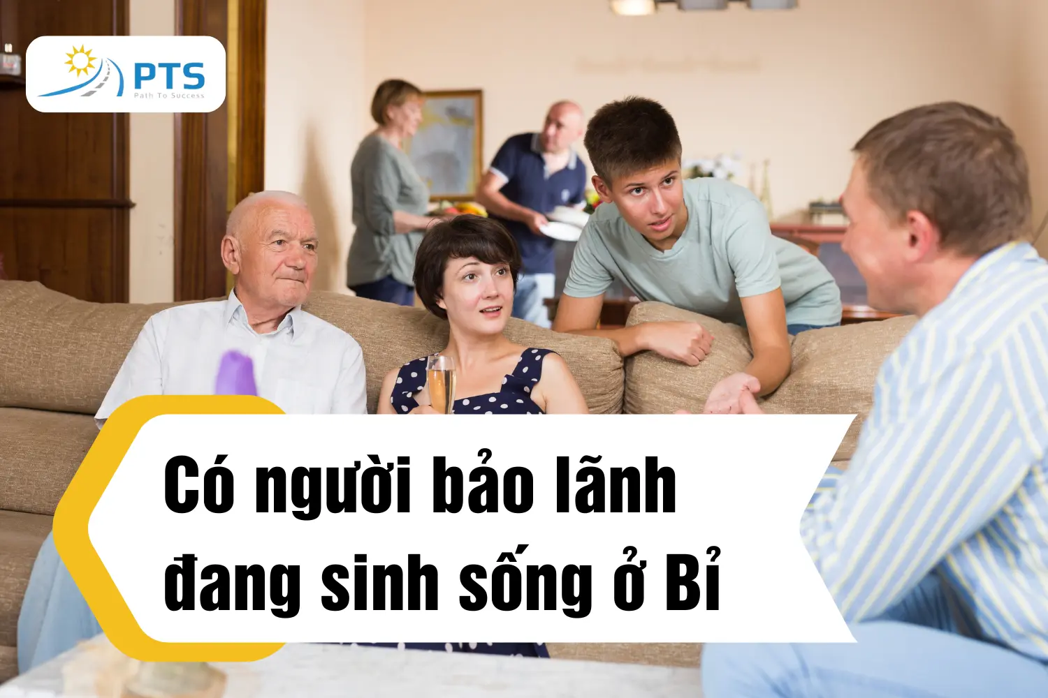 Có người bảo lãnh đang sinh sống ở Bỉ