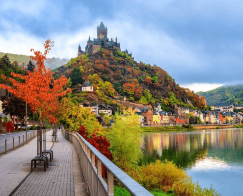 Cochem germany in autumn 1