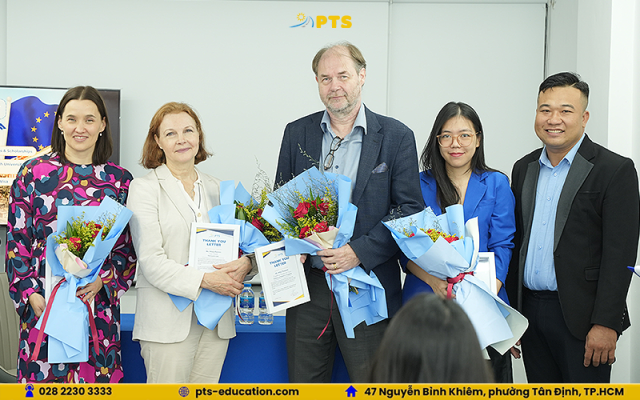 Trung Tâm Tư Vấn Du Học PTS Lộ Trình Vàng Chinh Phục 20+ Quốc Gia Với Hơn 1,000 Hồ Sơ Thành Công 3 Đại Diện Trung Tâm Tư Vấn PTS cùng Đại Diện Trường