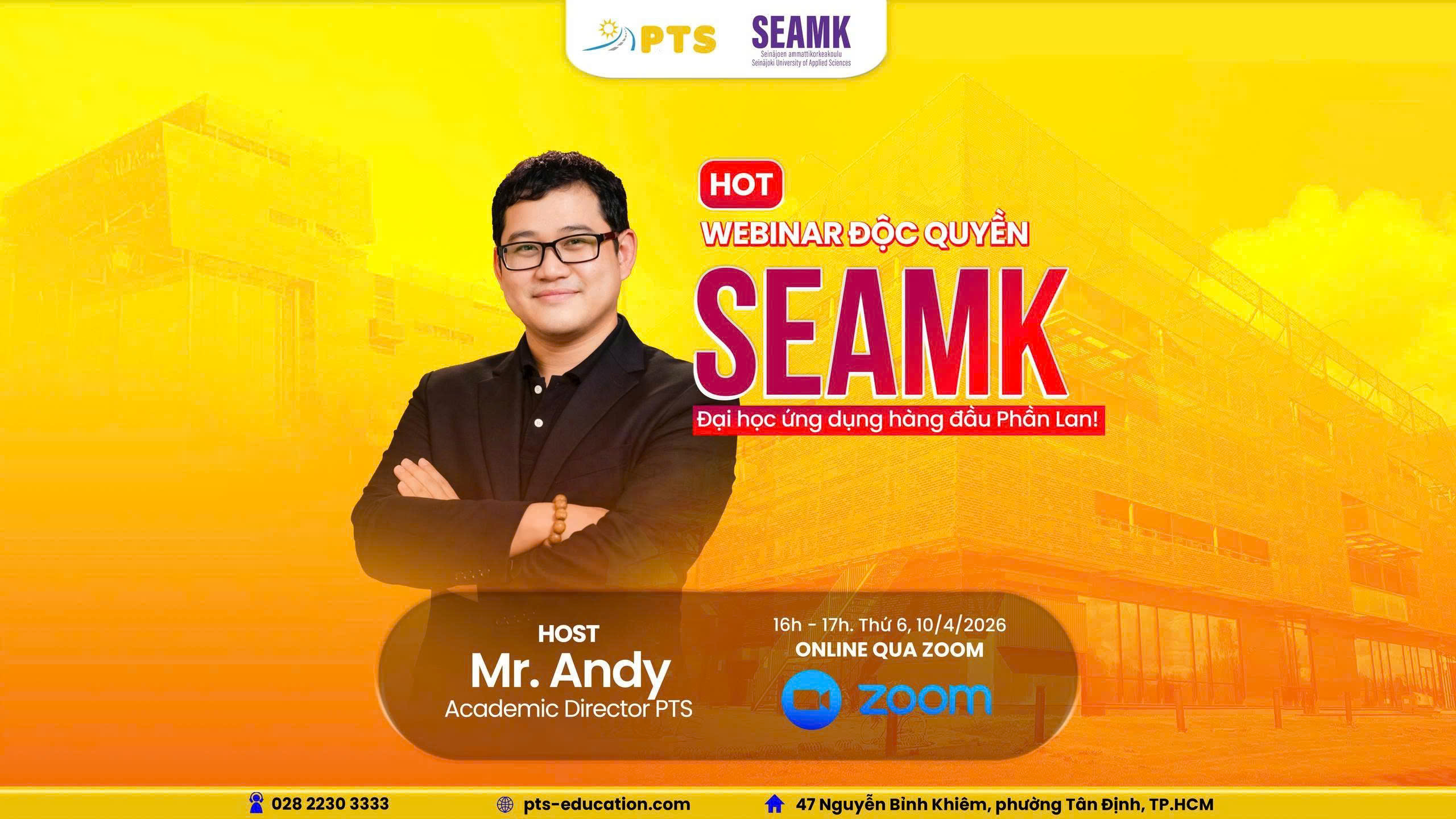 Webinar SeAMK: Lộ Trình Thống Trị Ngành Engineering Tại Phần Lan 2026 2 Webinar SEAMK: 1 giờ thay đổi tương lai du học Phần Lan của bạn!