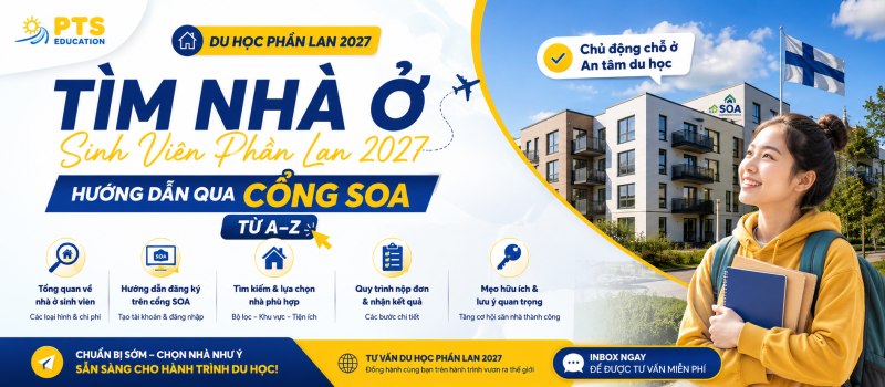 Tìm Nhà Ở Sinh Viên Phần Lan 2027: Hướng Dẫn Qua Cổng SOA Từ A–Z