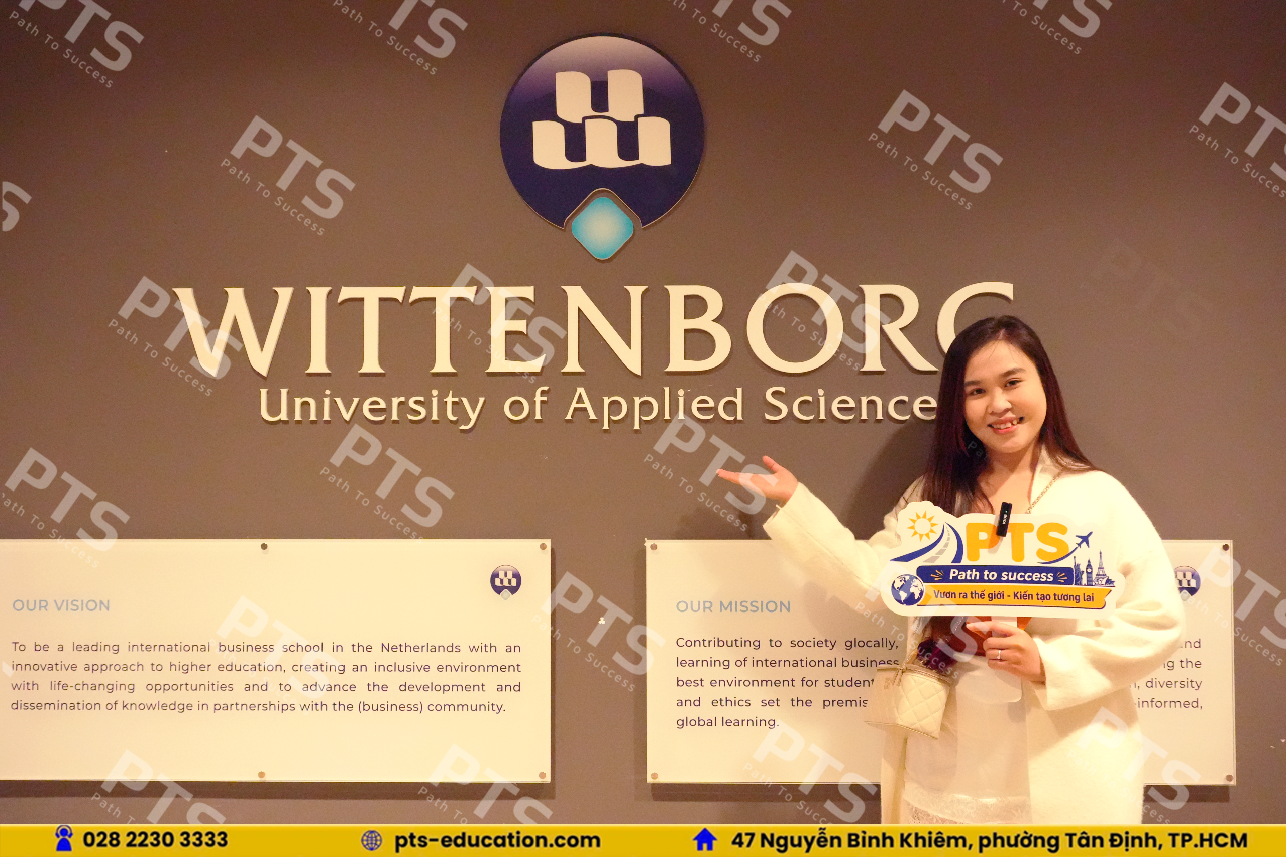 PTS Ghé Thăm Wittenborg University: Trải Nghiệm Thực Tế & Cập Nhật Học Bổng Hà Lan 2026 2 Giám Đốc Tuyển Sinh PTS Trực Tiếp Đến Wittenborg University of Applied Sciences